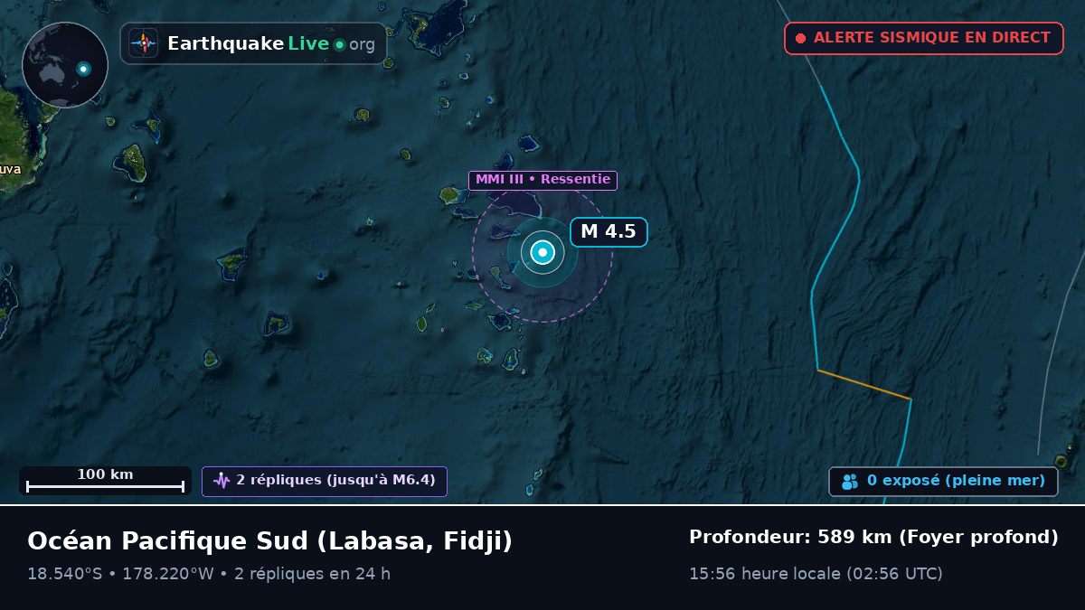Océan Pacifique Sud (Fidji)