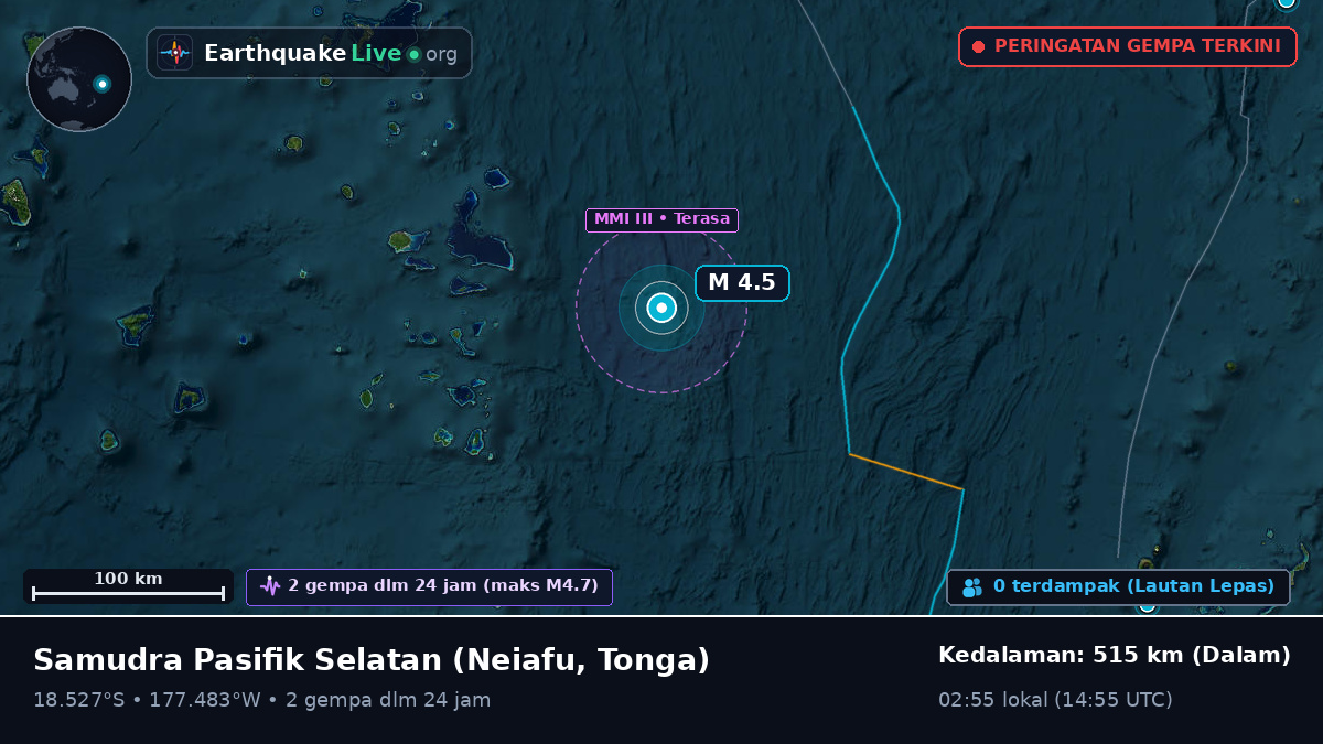 Samudra Pasifik Selatan (Tonga)