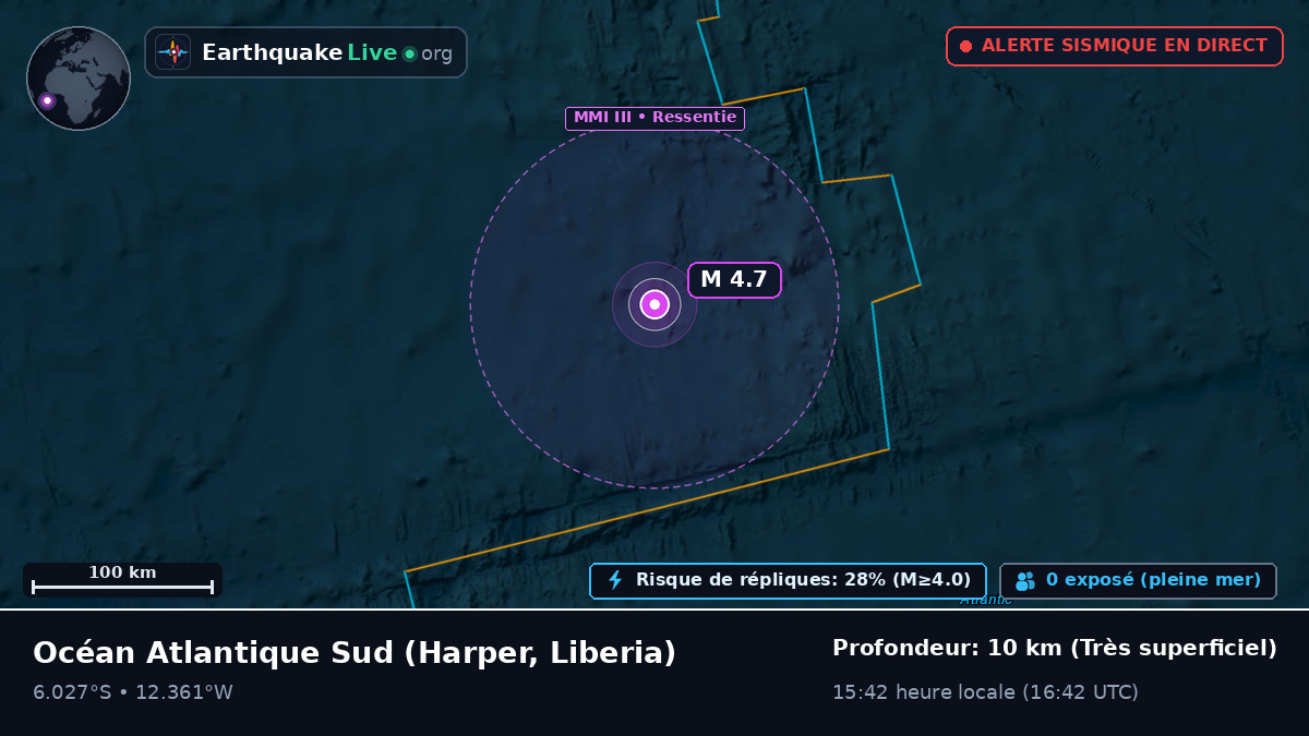 Océan Atlantique Sud (Liberia)