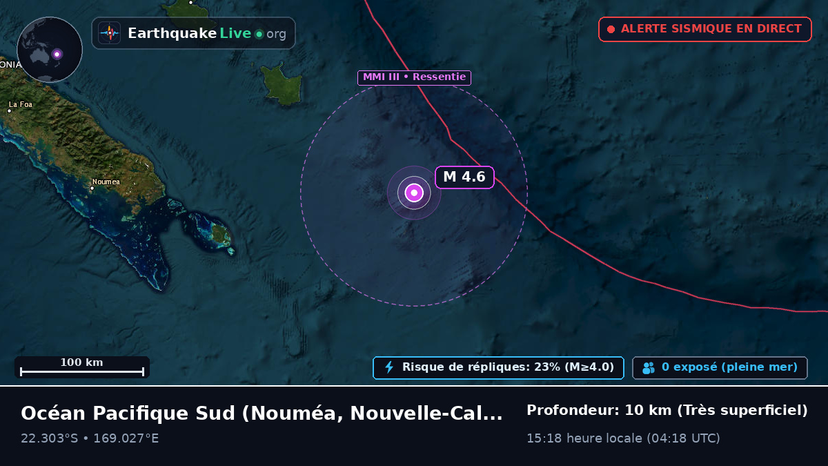 Océan Pacifique Sud (Nouvelle-Calédonie)