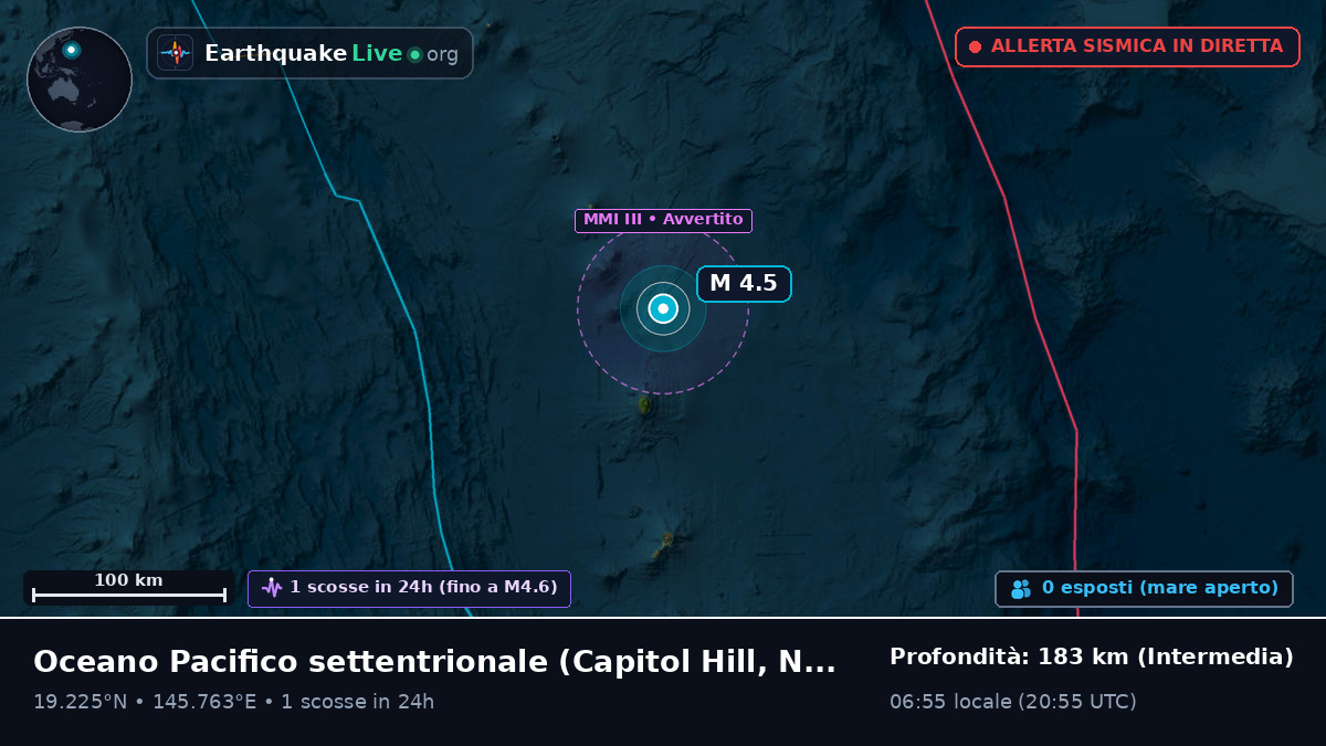 Oceano Pacifico settentrionale (Northern Mariana Islands)