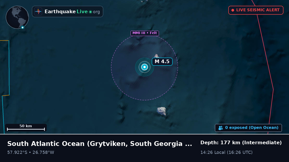 South Atlantic Ocean (South Georgia and the Islands)