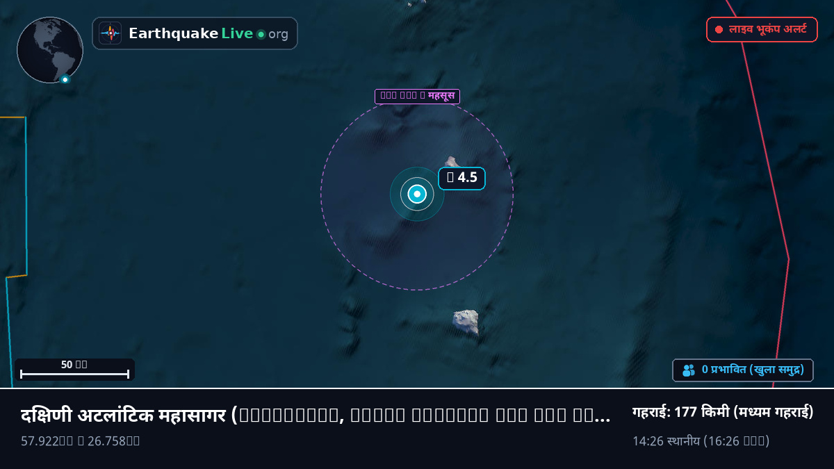दक्षिणी अटलांटिक महासागर (South Georgia and the Islands)