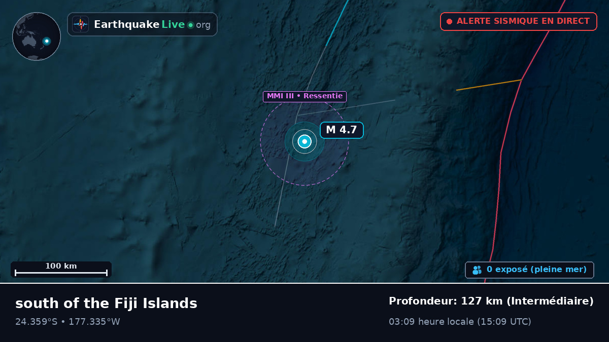 Océan Pacifique Sud (Tonga)