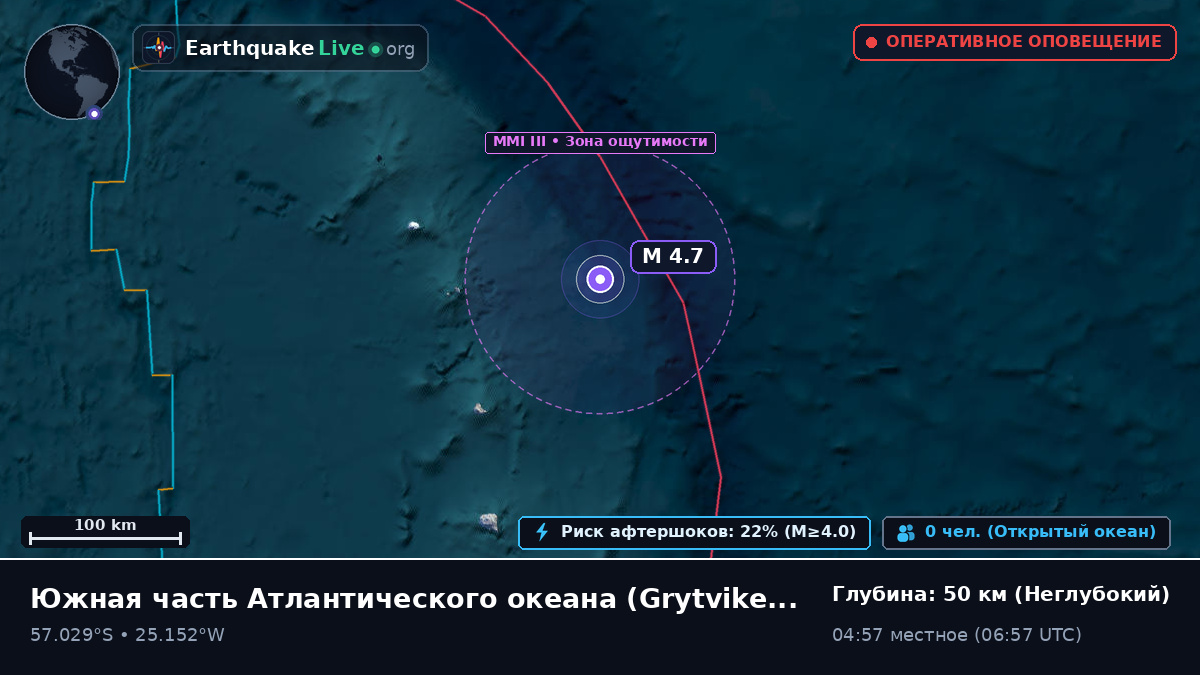 Южная часть Атлантического океана (South Georgia and the Islands)