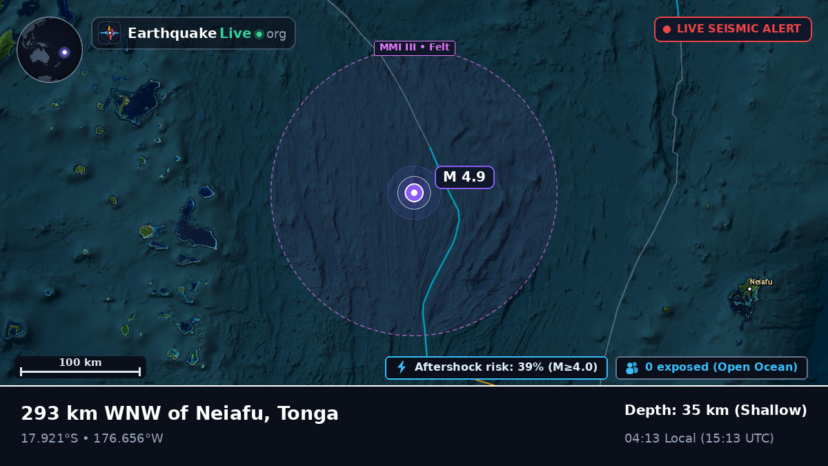 South Pacific Ocean (Tonga)