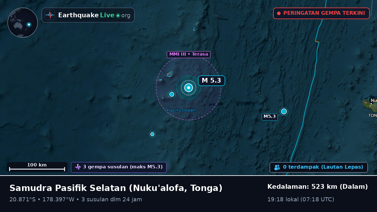 Samudra Pasifik Selatan (Tonga)