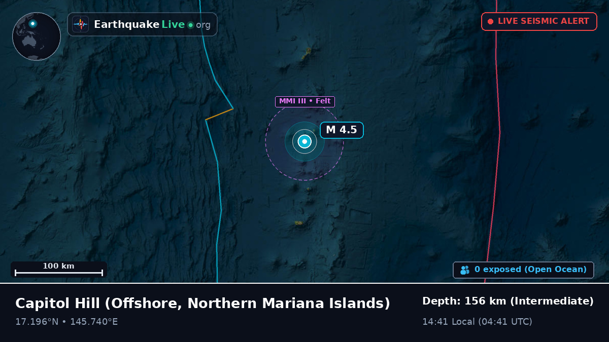 Off the coast of Capitol Hill, Northern Mariana Islands