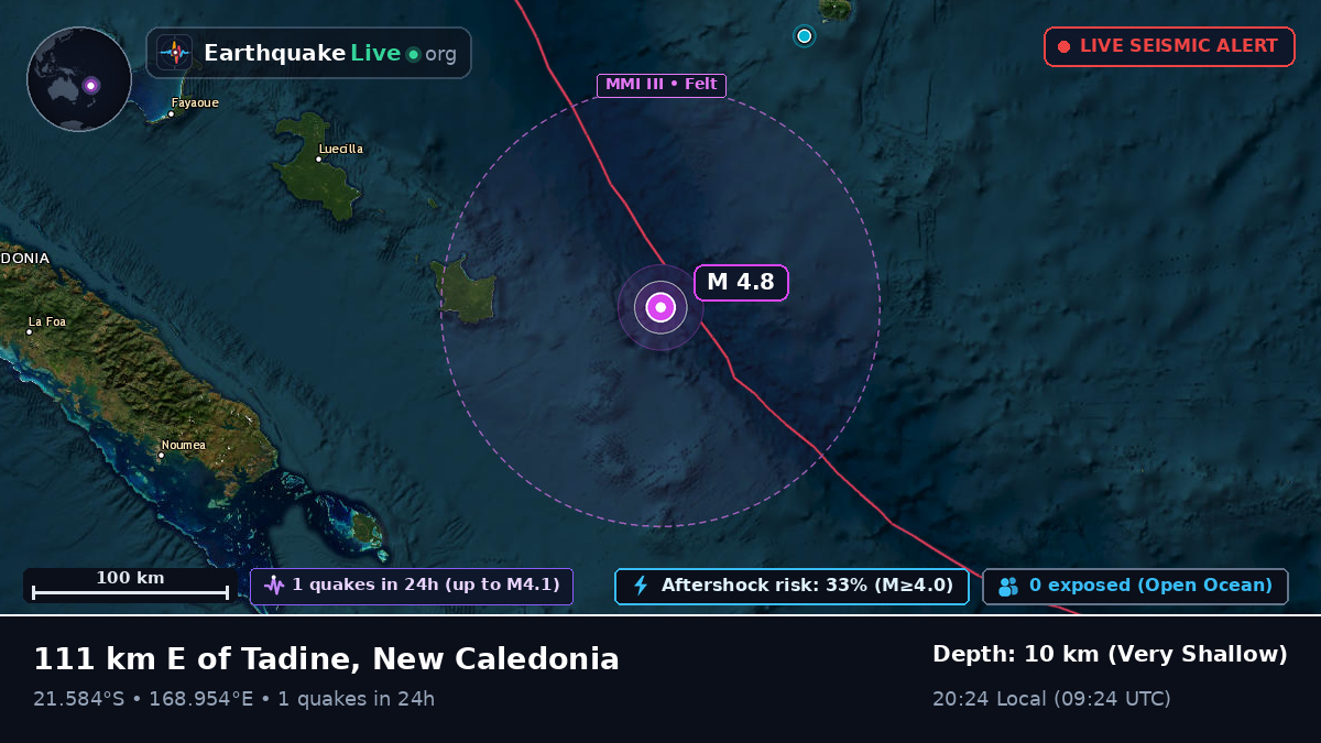 South Pacific Ocean (New Caledonia)