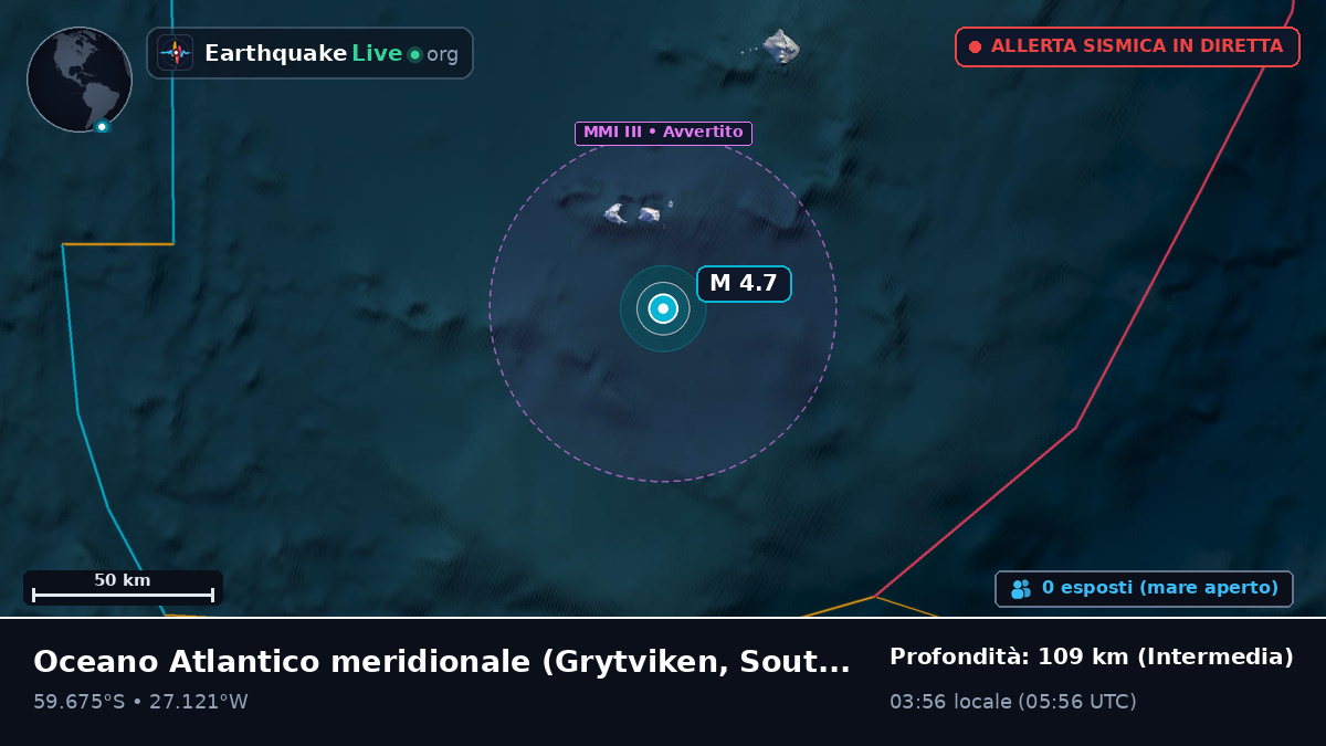 Oceano Atlantico meridionale (South Georgia and the Islands)