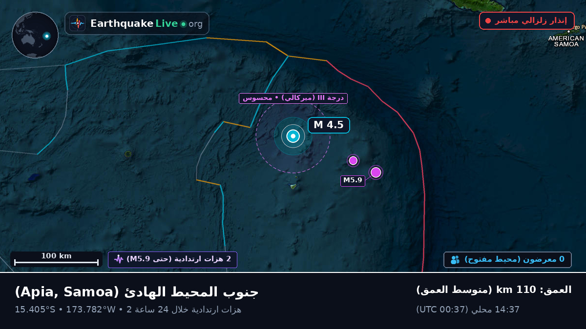 جنوب المحيط الهادئ (Samoa)