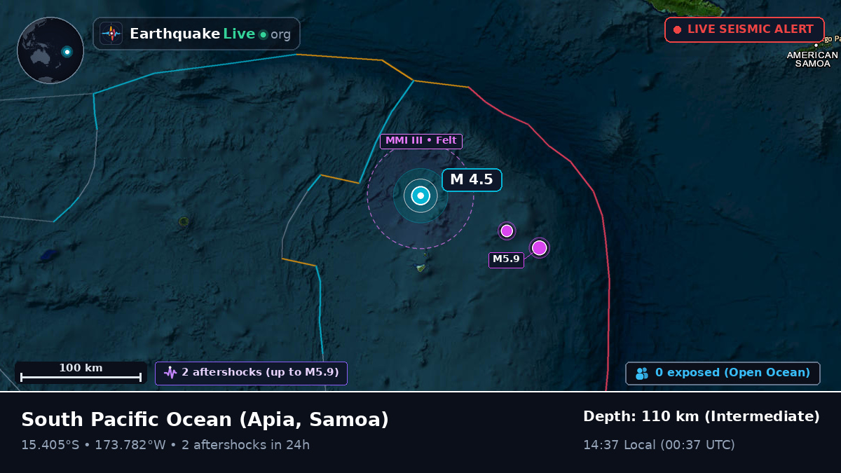 South Pacific Ocean (Samoa)
