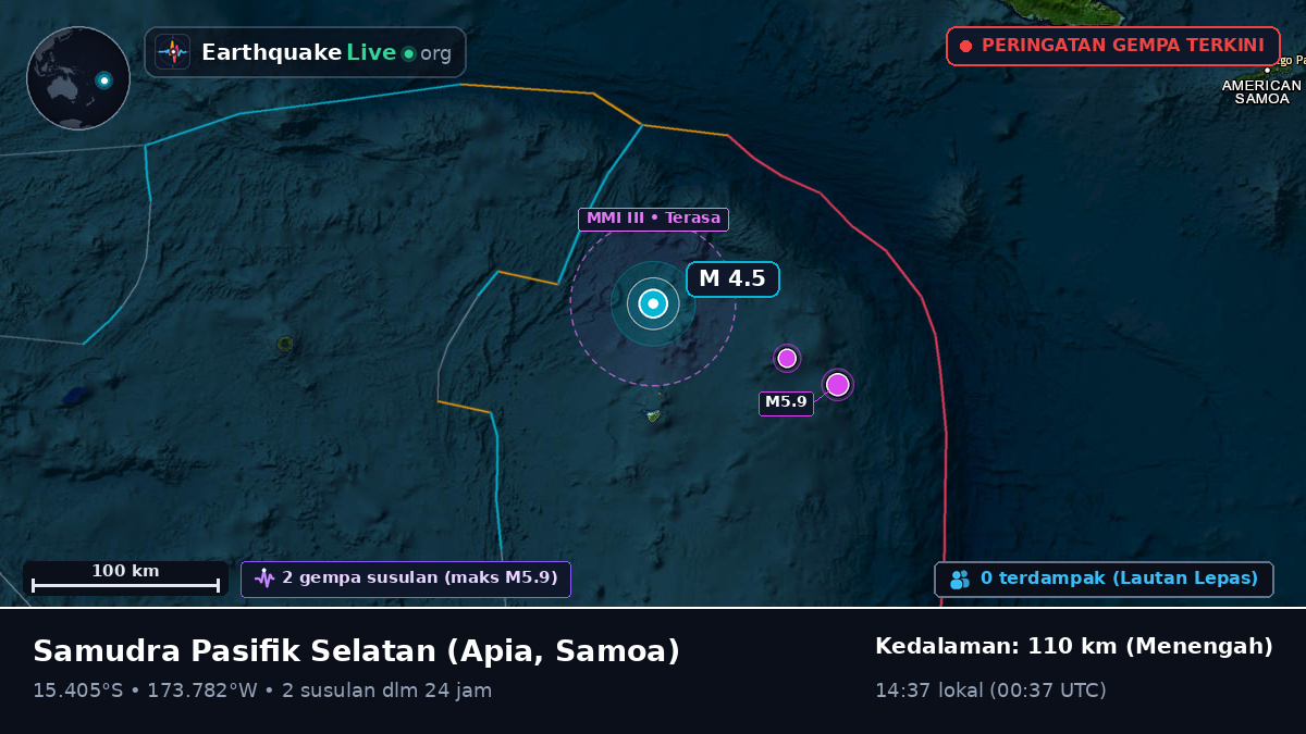 Samudra Pasifik Selatan (Samoa)