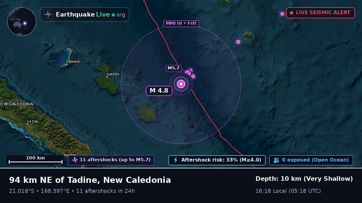 South Pacific Ocean (New Caledonia)