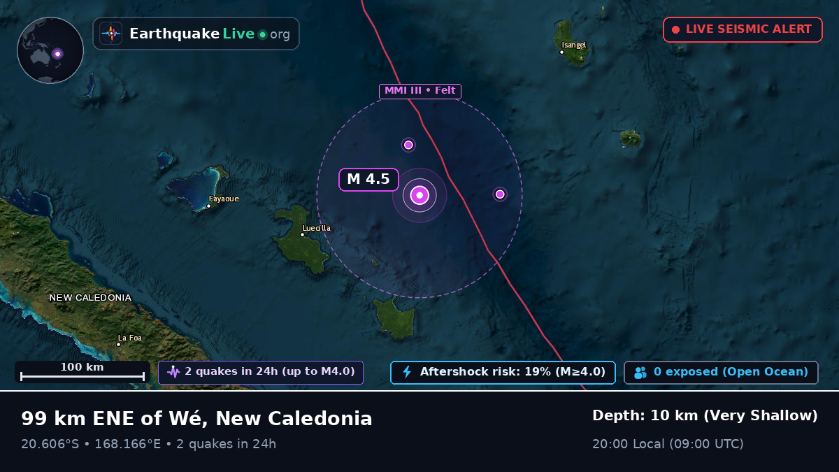 South Pacific Ocean (New Caledonia)