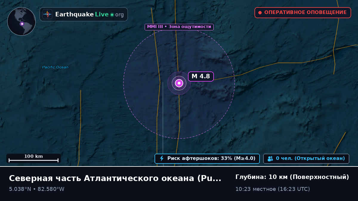 Северная часть Атлантического океана (Панама)