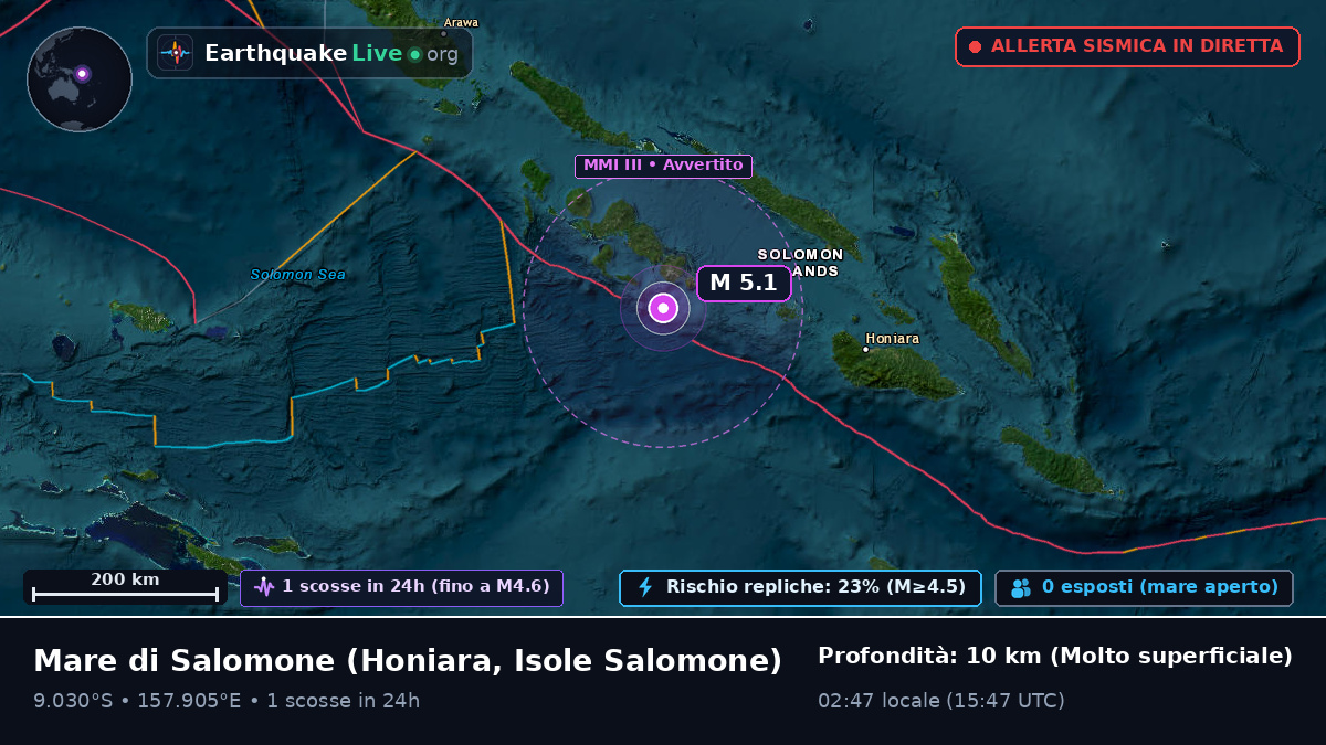 Mare di Salomone (Isole Salomone)