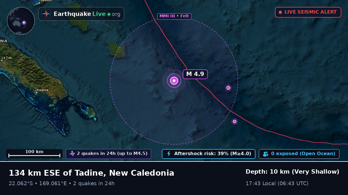 South Pacific Ocean (New Caledonia)