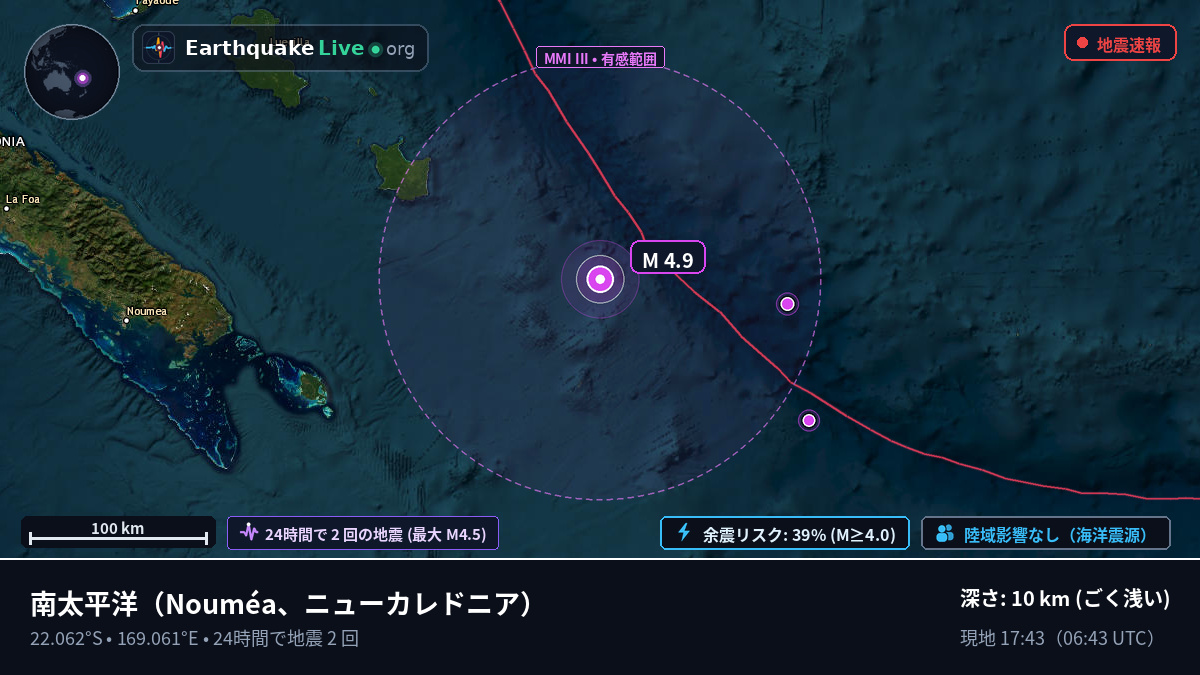 南太平洋 (ニューカレドニア)
