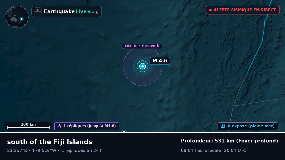 Océan Pacifique Sud (Tonga)
