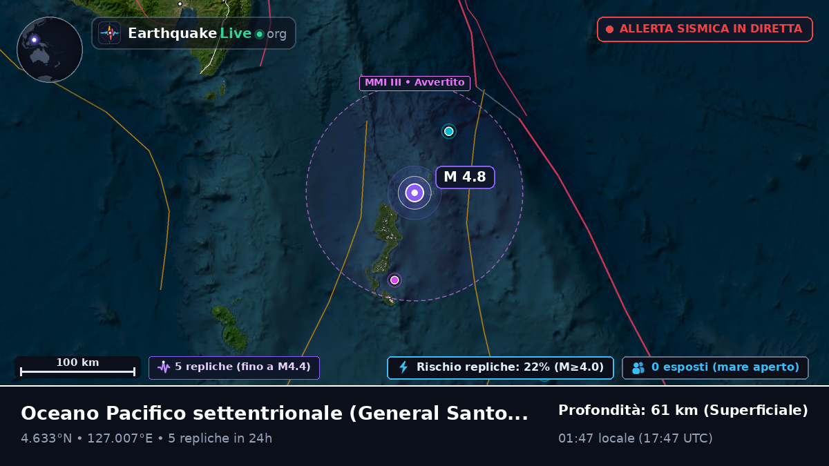 Oceano Pacifico settentrionale (Filippine)