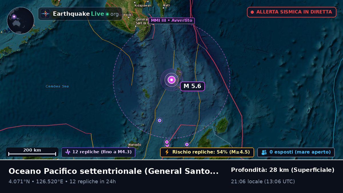 Oceano Pacifico settentrionale (Filippine)