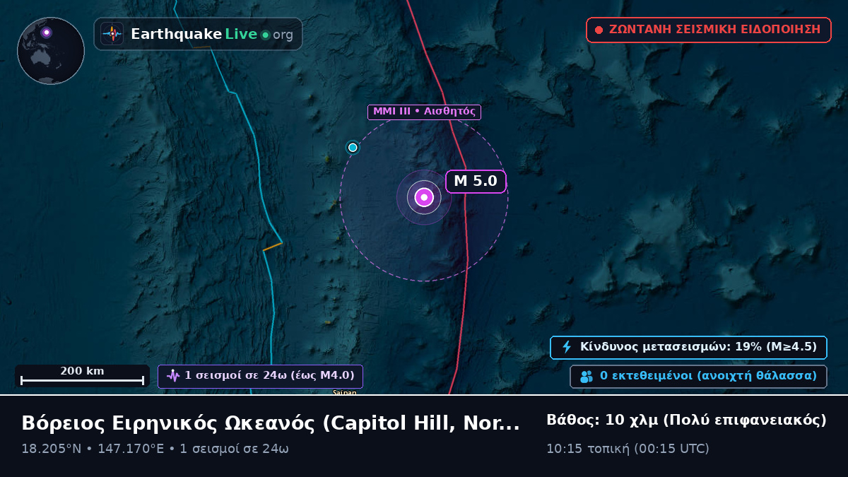 Βόρειος Ειρηνικός Ωκεανός (Northern Mariana Islands)