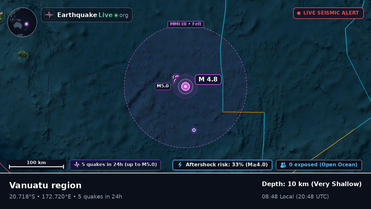 South Pacific Ocean (Vanuatu)