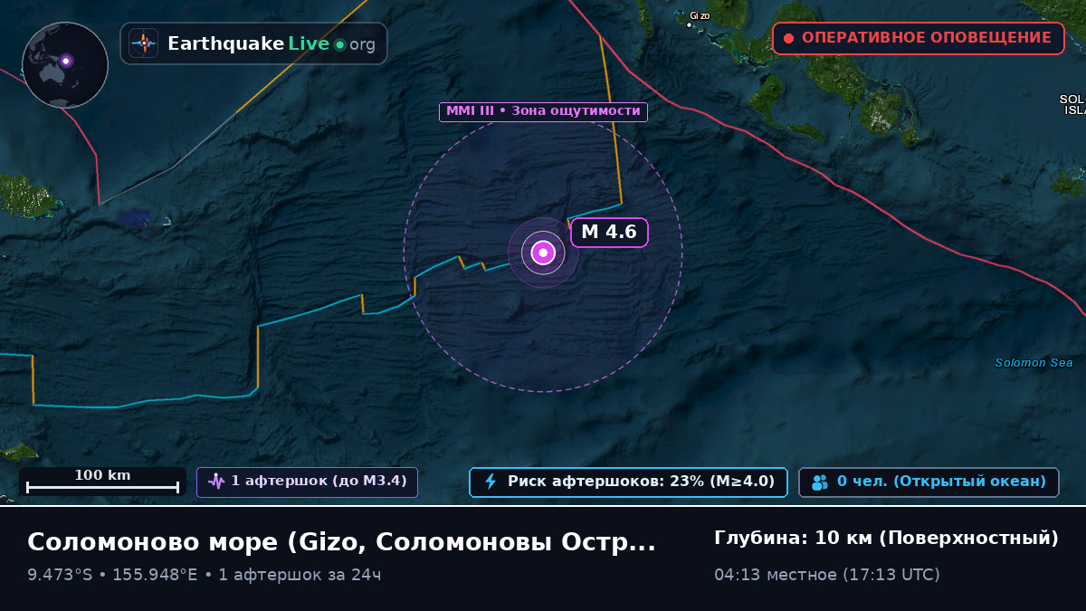 Соломоново море (Соломоновы Острова)