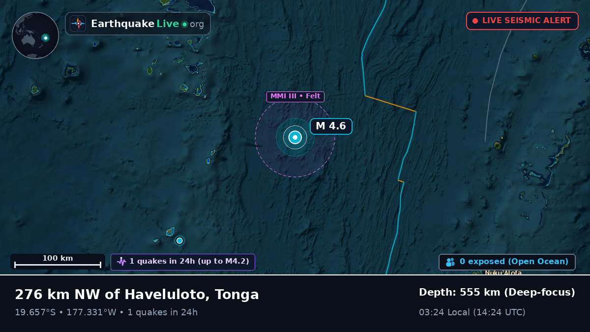 South Pacific Ocean (Tonga)