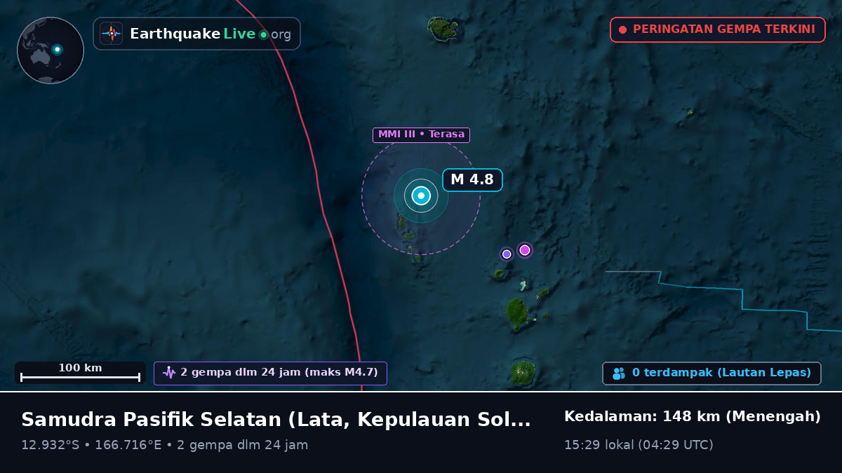 Samudra Pasifik Selatan (Kepulauan Solomon)