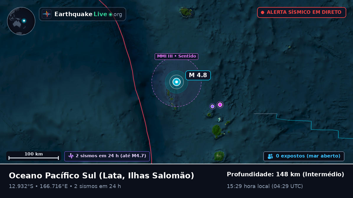 Oceano Pacífico Sul (Ilhas Salomão)
