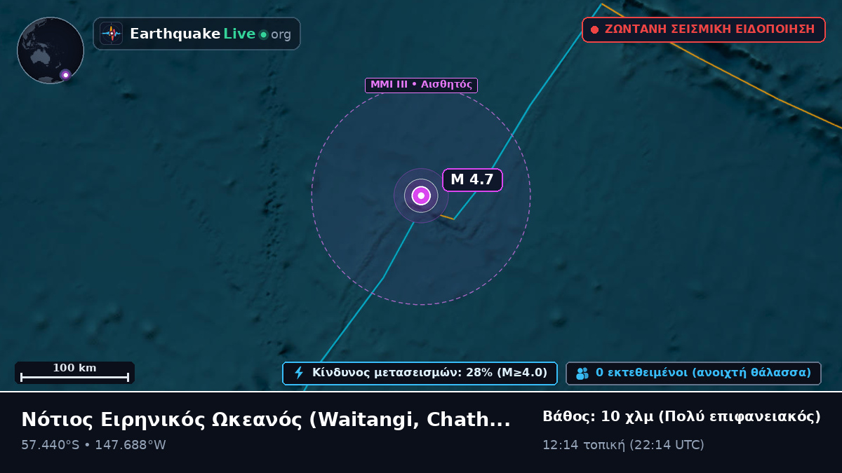 Νότιος Ειρηνικός Ωκεανός (Chatham Islands)
