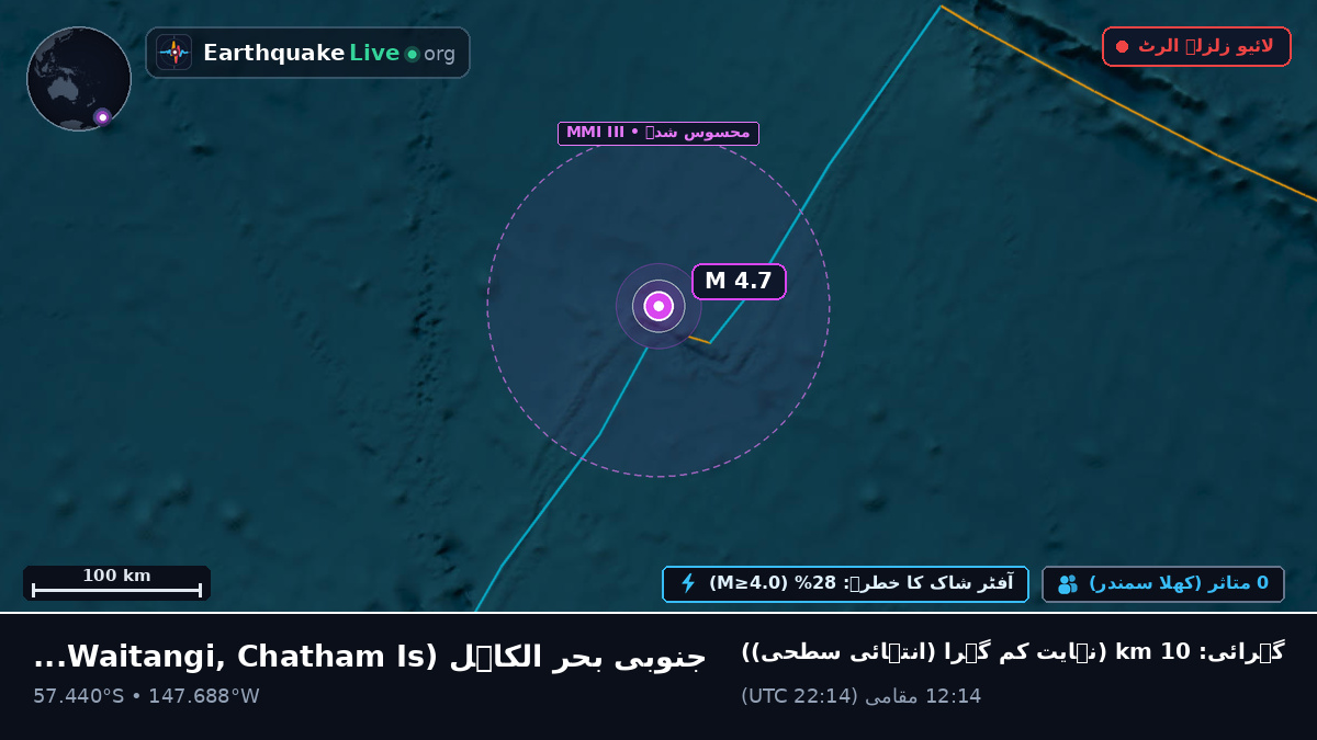 جنوبی بحر الکاہل (Chatham Islands)