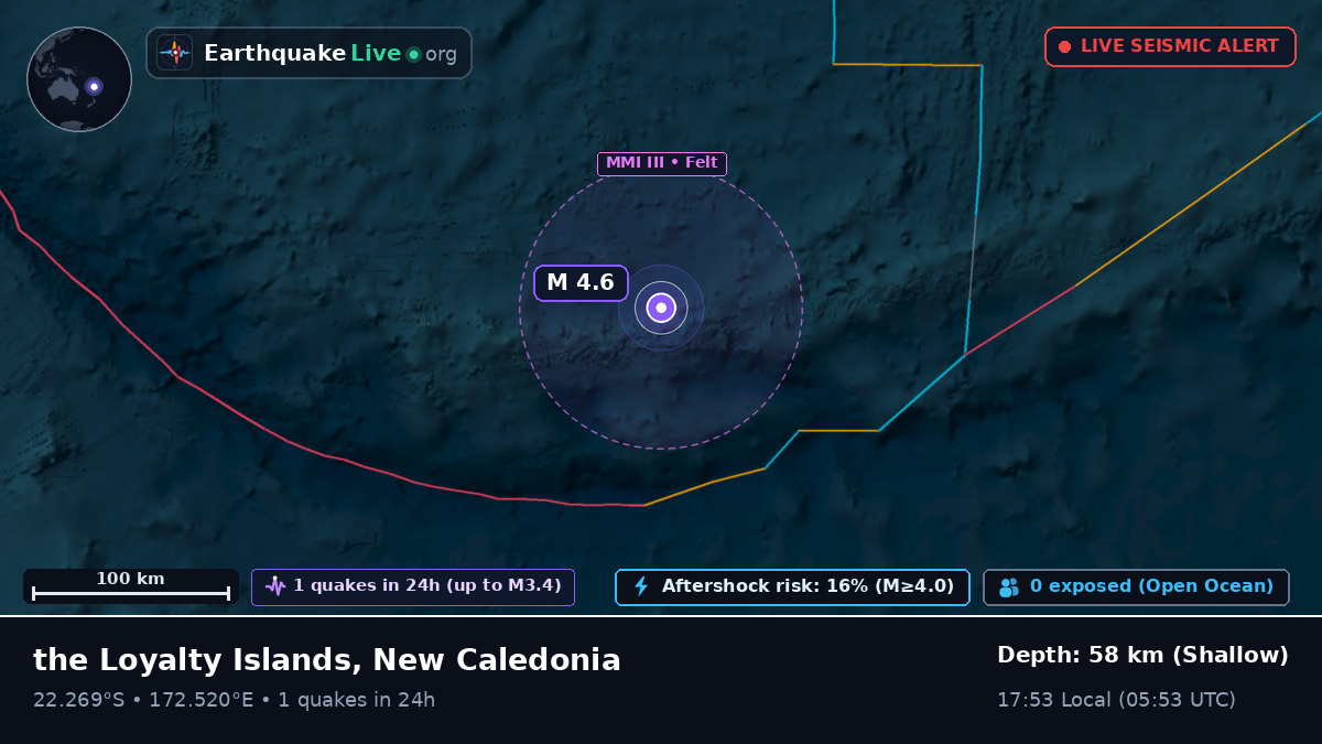 South Pacific Ocean (New Caledonia)