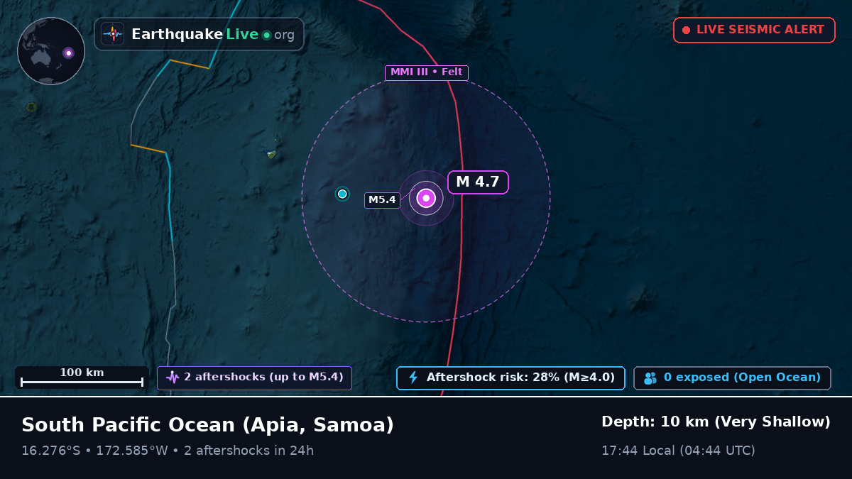 South Pacific Ocean (Samoa)