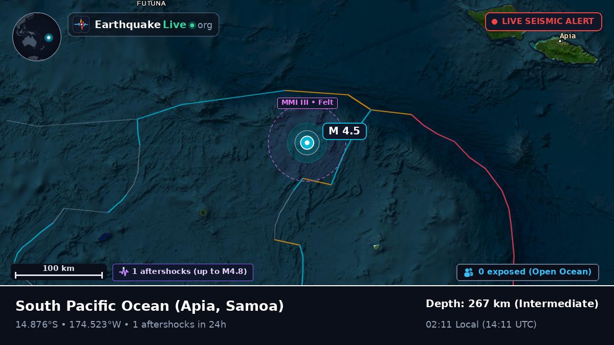 South Pacific Ocean (Samoa)