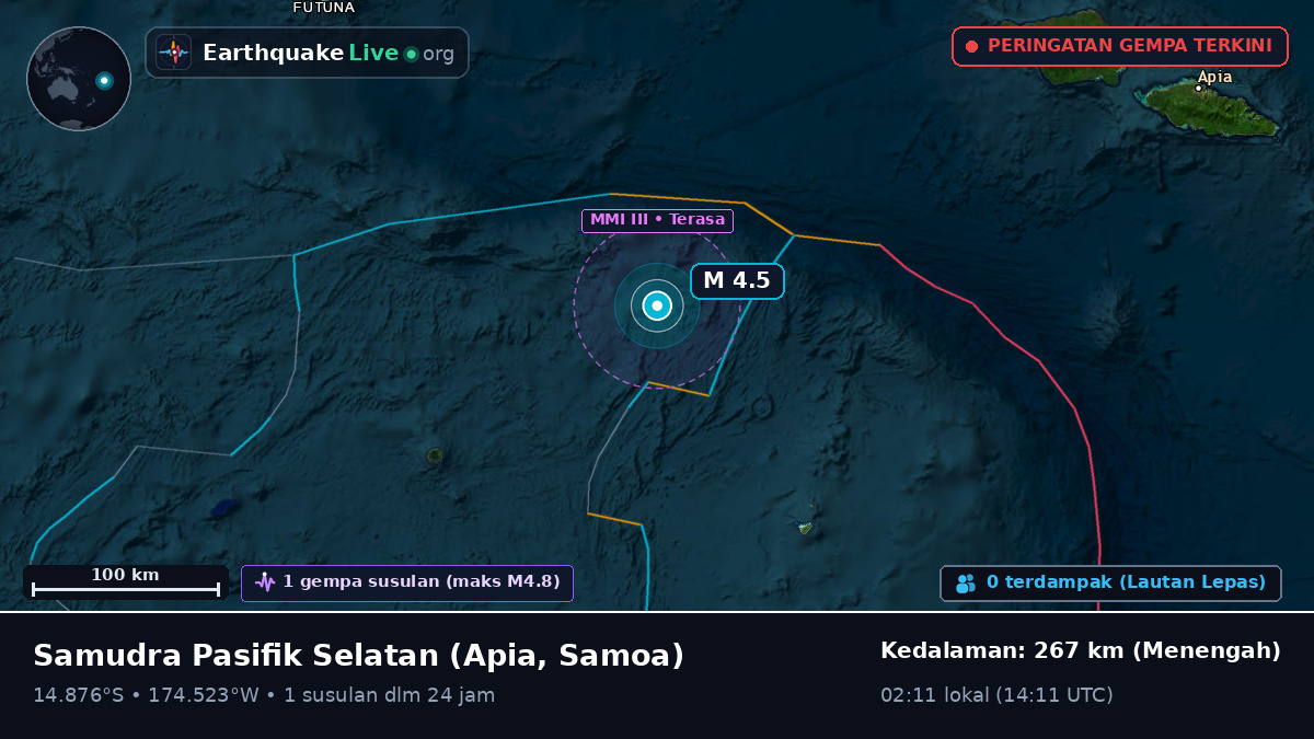 Samudra Pasifik Selatan (Samoa)