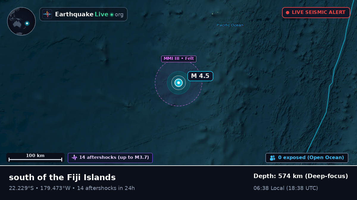 South Pacific Ocean (Tonga)