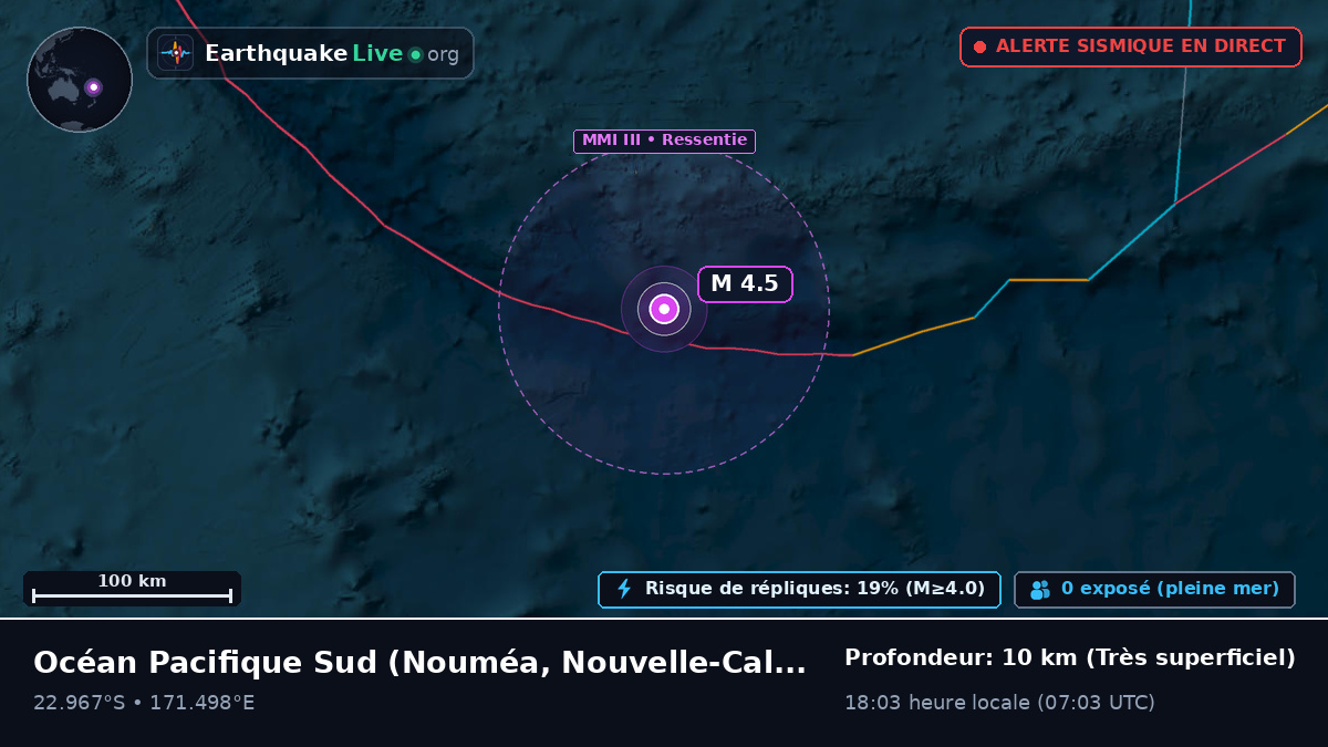 Océan Pacifique Sud (Nouvelle-Calédonie)