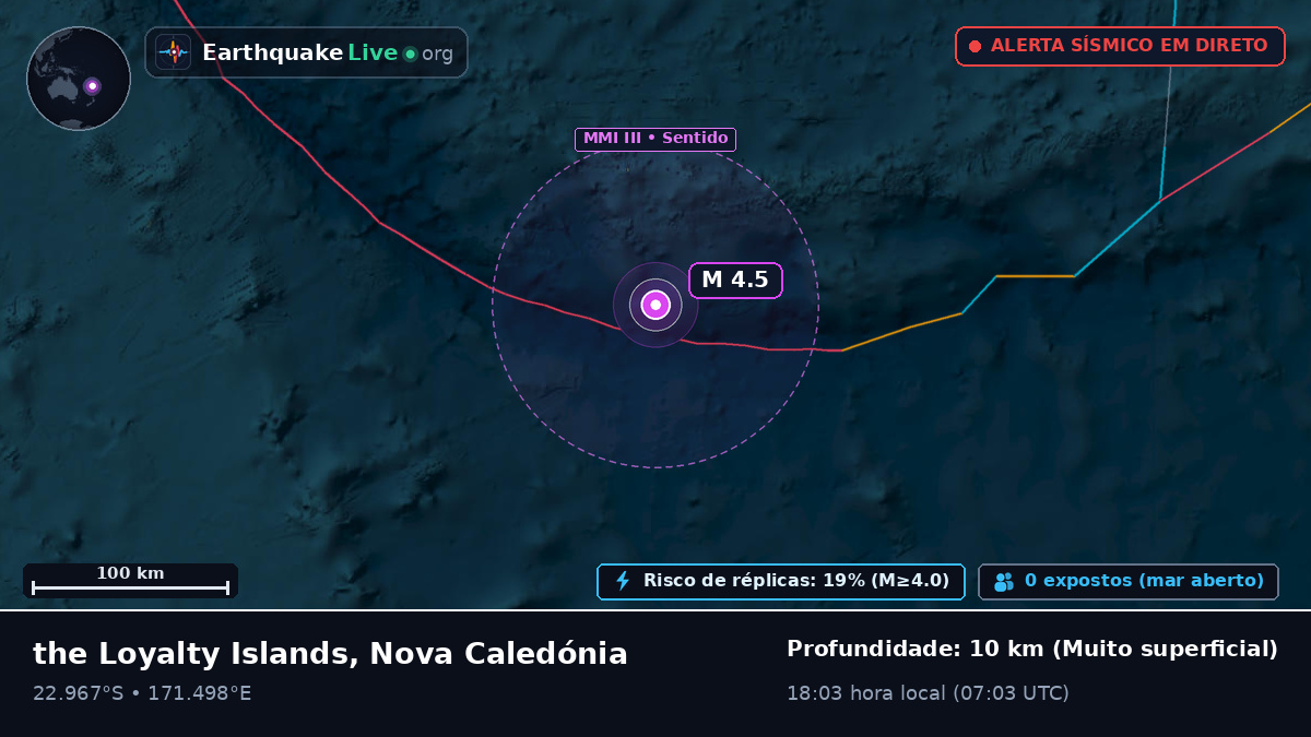 Oceano Pacífico Sul (Nova Caledónia)