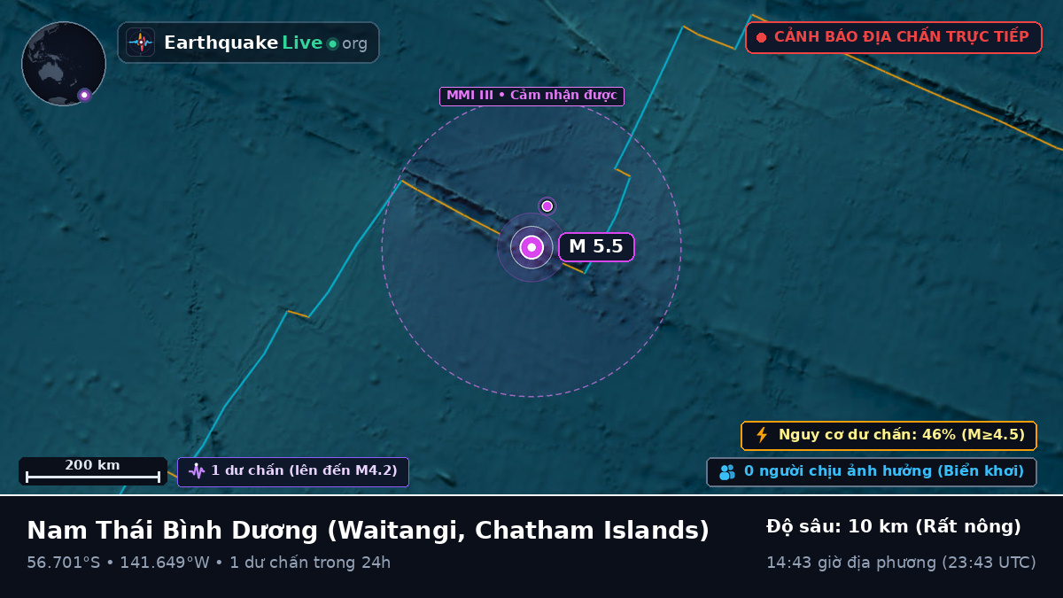 Nam Thái Bình Dương (Chatham Islands)
