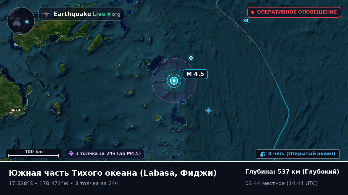 Южная часть Тихого океана (Фиджи)