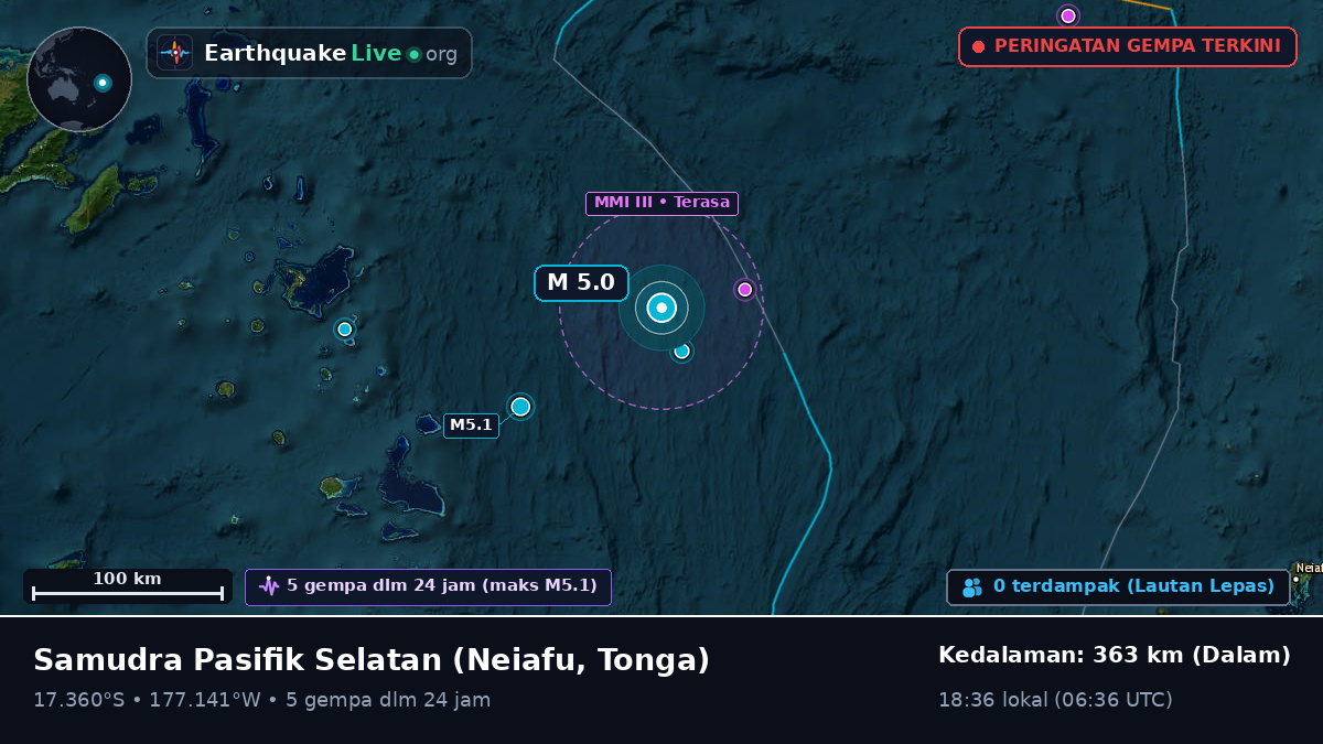 Samudra Pasifik Selatan (Tonga)