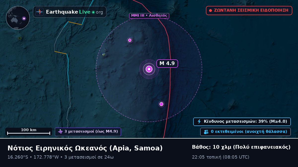 Νότιος Ειρηνικός Ωκεανός (Samoa)