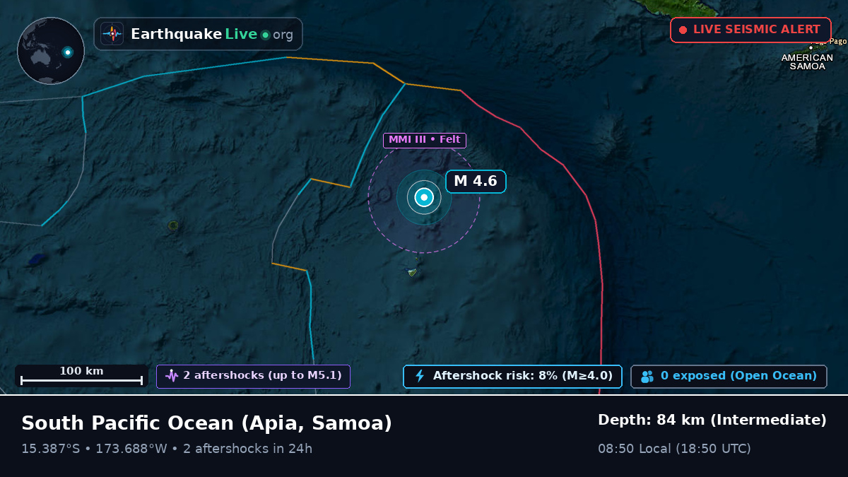 South Pacific Ocean (Samoa)