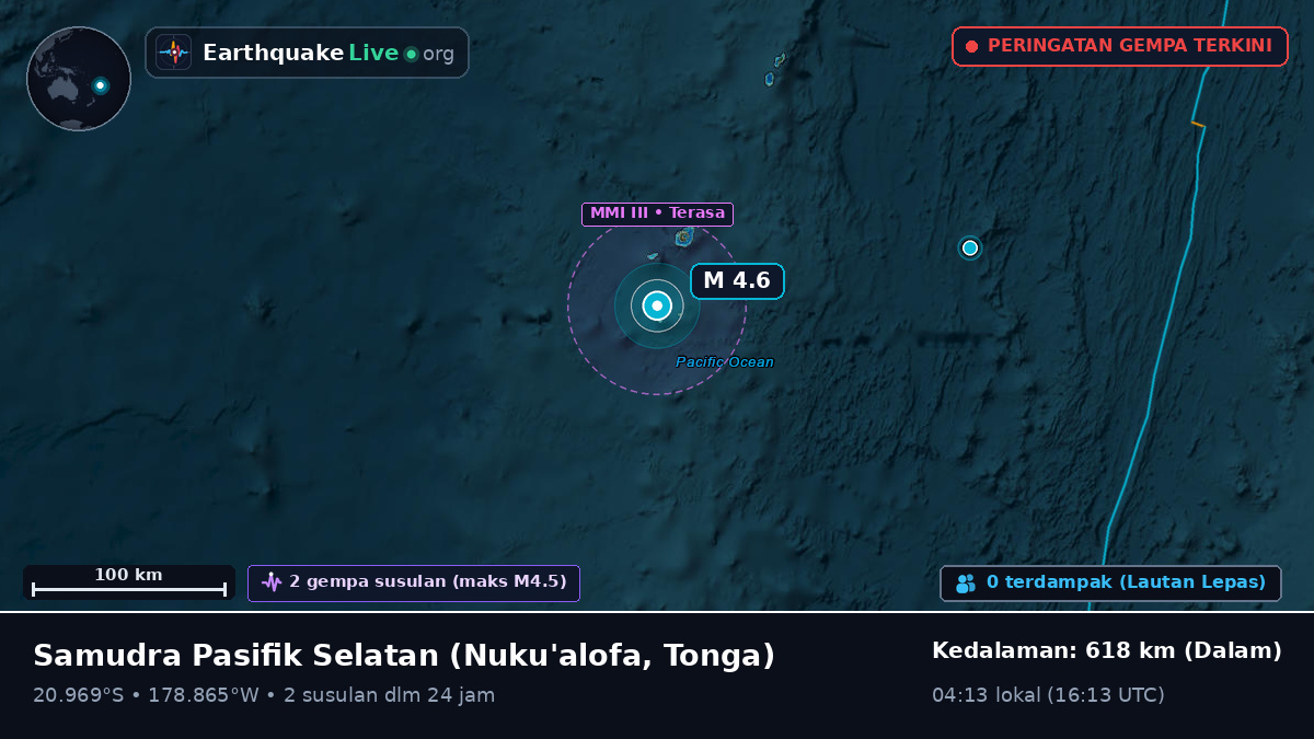 Samudra Pasifik Selatan (Tonga)