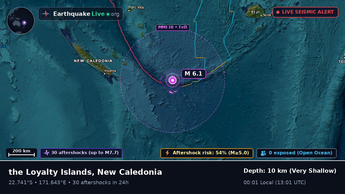South Pacific Ocean (New Caledonia)
