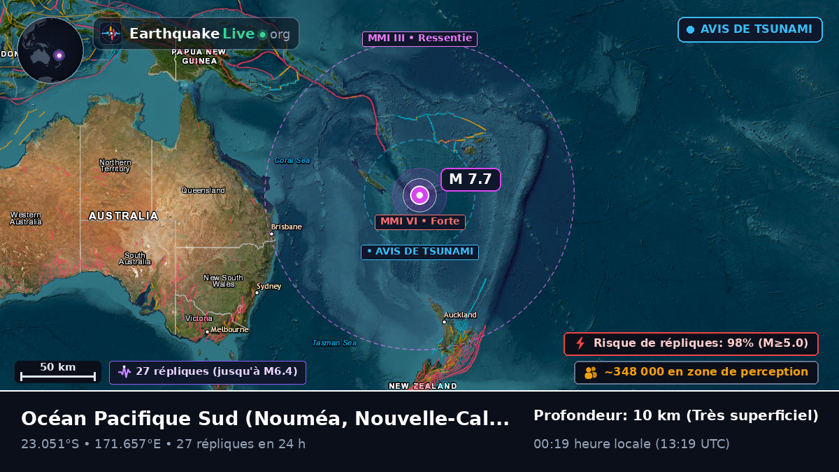 Océan Pacifique Sud (Nouvelle-Calédonie)