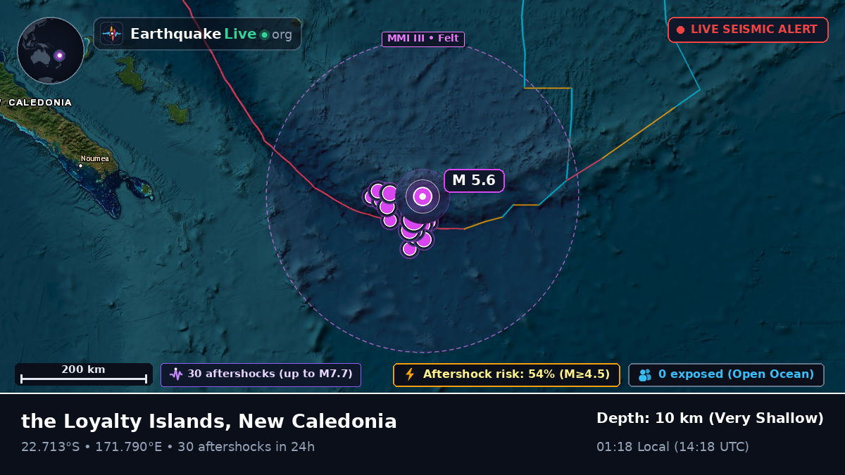 South Pacific Ocean (New Caledonia)